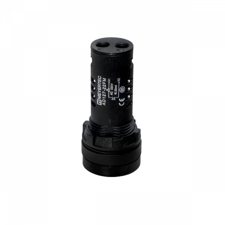Зуммер без подсветки, 80дБ, черный, 220V AС, IP65, пластик