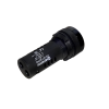 Зуммер без подсветки, 80дБ, черный, 24V AС/DC, IP65, пластик