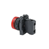 Лампа сигнальная красная, 220V AС/DC, IP65, пластик