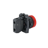 Лампа сигнальная красная, 220V AС/DC, IP65, пластик