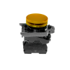 Лампа сигнальная желтая, 24V AС/DC, IP65, металл