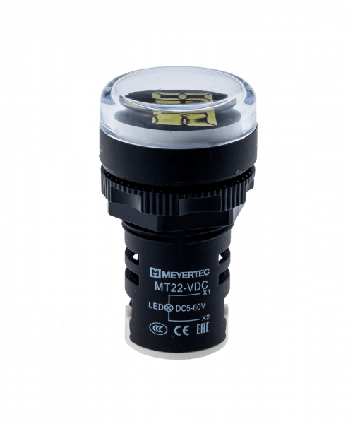 Индикатор напряжения, 5-60V DC, белый