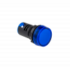 Сигнальная LED лампа, синий, 110V AC/DC IP65