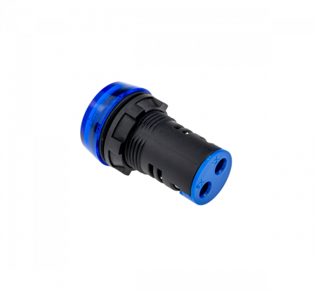 Сигнальная LED лампа, синий, 110V AC/DC IP65