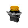 Лампа сигнальная желтая, 24V AС/DC, IP65, металл