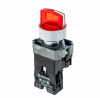 Переключатель с подсветкой, с фиксацией, 24V AC/DC, красный, 3 положения, 1NC